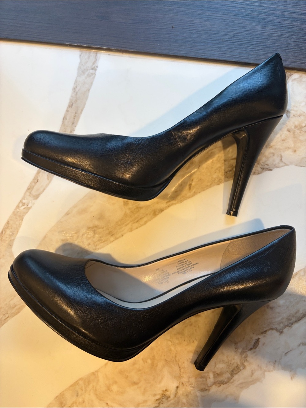 Nine West Black Pointed Stiletto Pumps